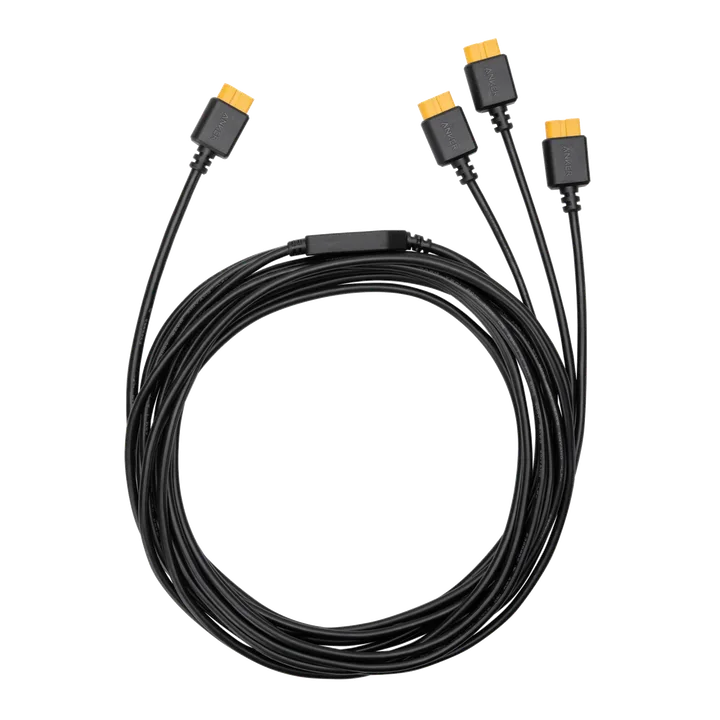 XT60 3-Port Solar Charging Cable